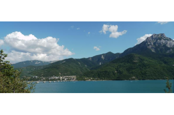 Vue lac de Serre-Ponçon Lino Belangelo